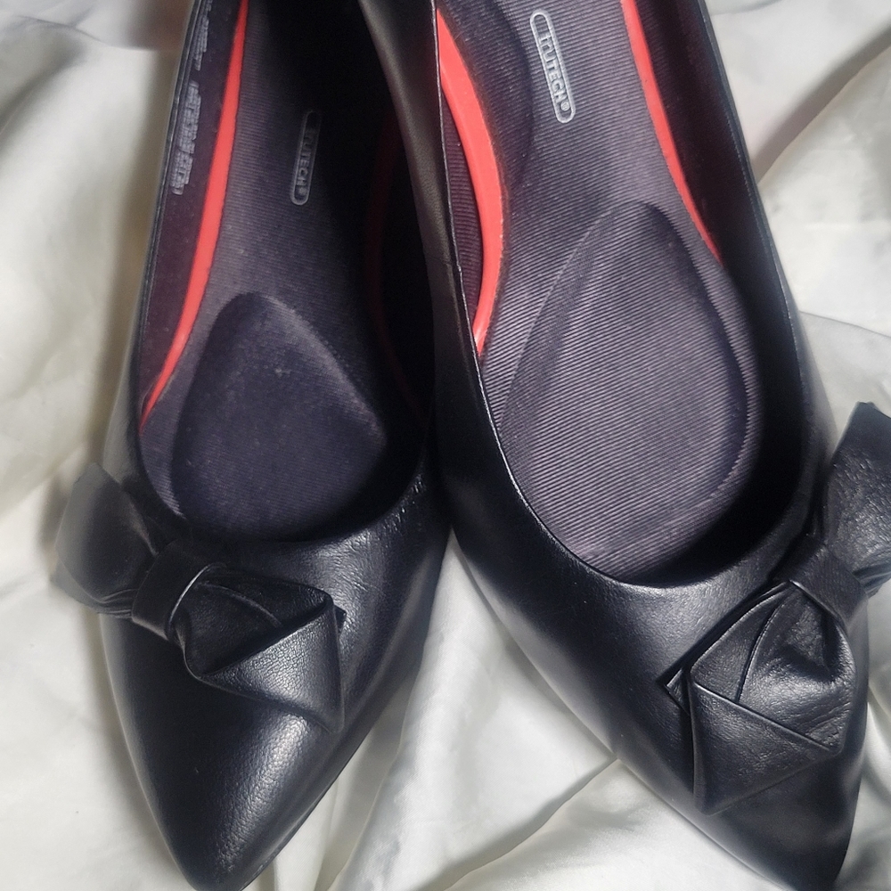 🚩Summer Sale🚩Rockport Trutech Leather Bow Heeled Shoes